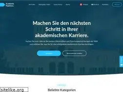 Sites similar to academicpositions.ch