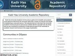 Sites similar to academicrepository.khas.edu.tr