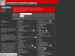 Sites similar to academicresearchpapers.com
