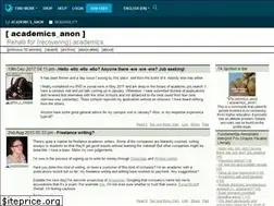 Sites similar to academics-anon.livejournal.com