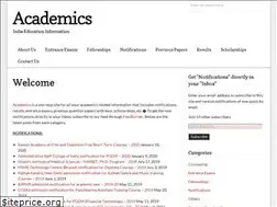 Sites similar to academics.in