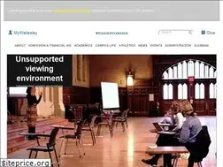 Sites similar to academics.wellesley.edu