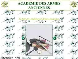 Sites similar to academie-des-armes-anciennes.com