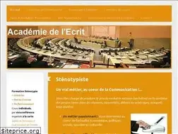 Sites similar to academie-ecrit.com