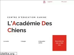 Sites similar to academiedeschiens.fr