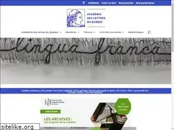 Sites similar to academiedeslettresduquebec.ca