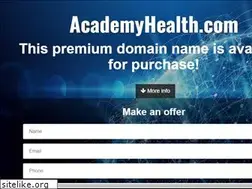 Sites similar to academyhealth.com