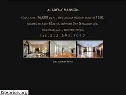 Sites similar to academymansionnyc.com
