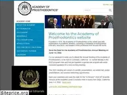Sites similar to academyofprosthodontics.org