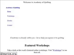 Sites similar to academyofquilting.com