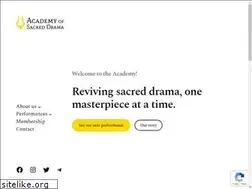 Sites similar to academyofsacreddrama.org