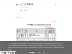 Sites similar to acadfree.com