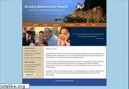 Sites similar to acadiabehavioralhealth.com