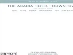 Sites similar to acadiahotel.com