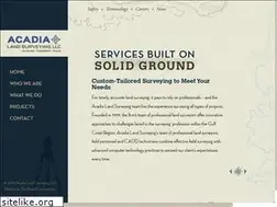 Sites similar to acadialandsurveying.com