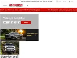 Sites similar to acadianadodge.net