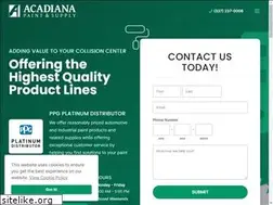 Sites similar to acadianapaintsupply.com