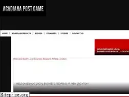 Sites similar to acadianapostgame.com