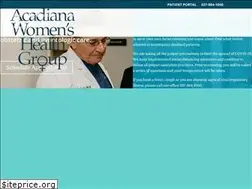 Sites similar to acadianawomens.com