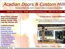 Sites similar to acadiandoors.com
