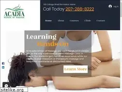Sites similar to acadiaschoolofmassage.com