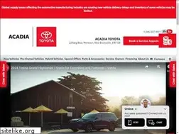 Sites similar to acadiatoyota.com