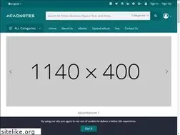Sites similar to acadnotes.com