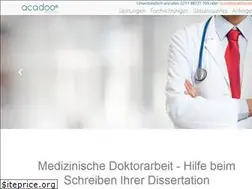 Sites similar to acadoo-medizin.com