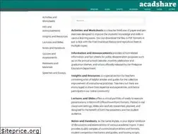Sites similar to acadshare.com