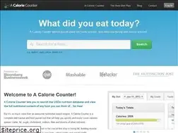 Sites similar to acaloriecounter.com