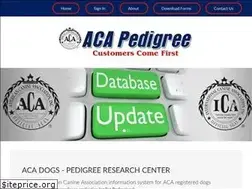 Sites similar to acapedigree.org