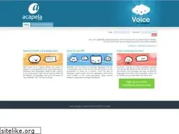 Sites similar to acapela-vaas.com