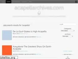 Sites similar to acapellarchives.blogspot.com