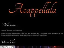 Sites similar to acappellala.de