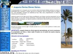 Sites similar to acapulcorentas.com