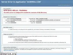 Sites similar to acbindia.com