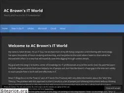 Sites similar to acbrownit.com