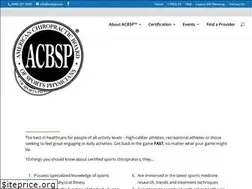 Sites similar to acbsp.com