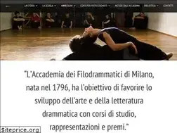 Sites similar to accademiadeifilodrammatici.it