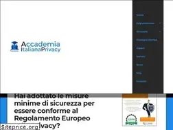 Sites similar to accademiaitalianaprivacy.it