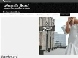 Sites similar to accapellabridal.com.au