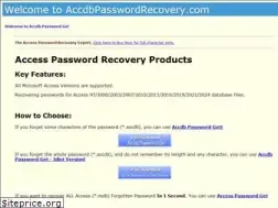 Sites similar to accdbpasswordrecovery.com
