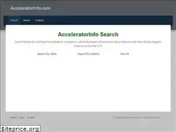 Sites similar to acceleratorinfo.com