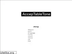 Sites similar to acceptabletone.com