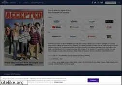Sites similar to acceptedmovie.com