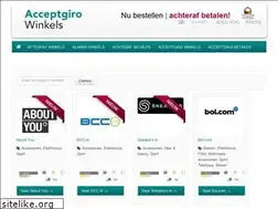 Sites similar to acceptgiro-winkels.nl