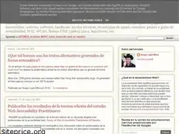 Sites similar to accesibilidadenlaweb.blogspot.com