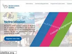 Sites similar to accesloisirsquebec.com