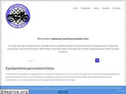Sites similar to accesoriosparamotos.info