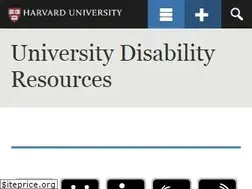 Sites similar to accessibility.harvard.edu